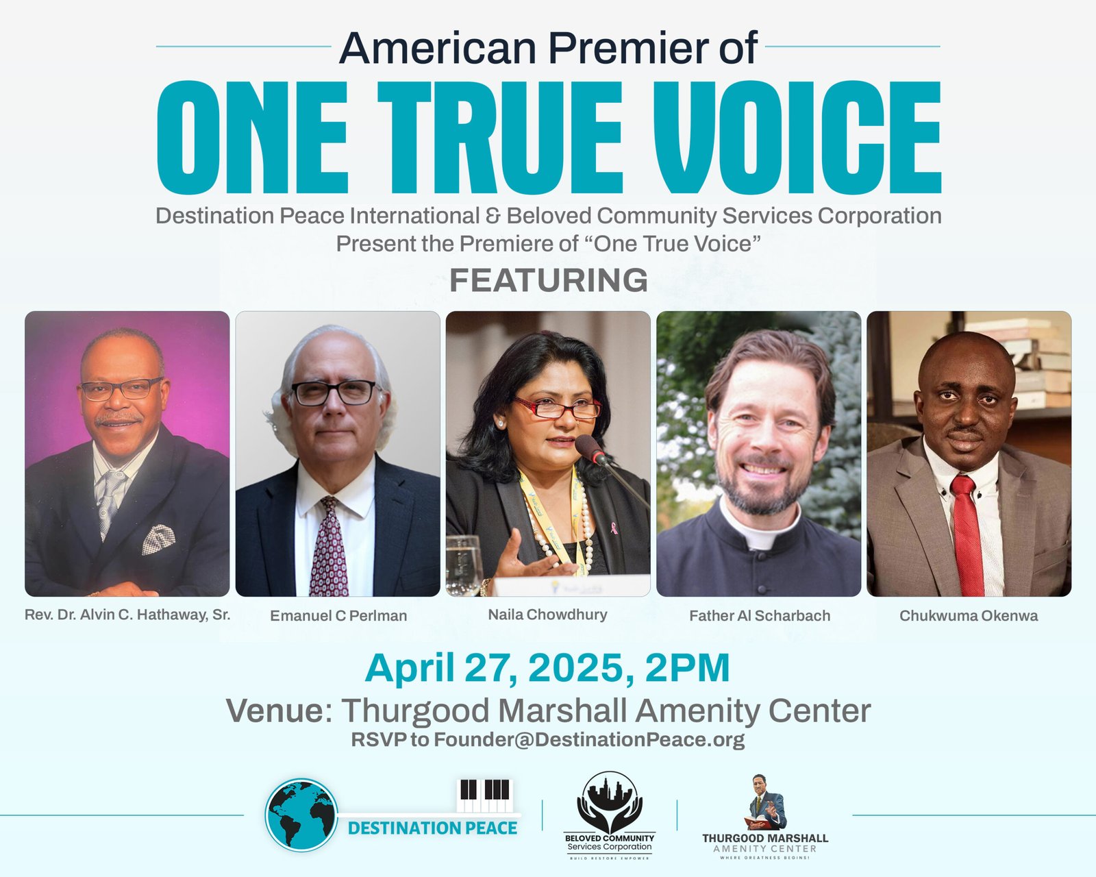 American Premier of One True Voice
